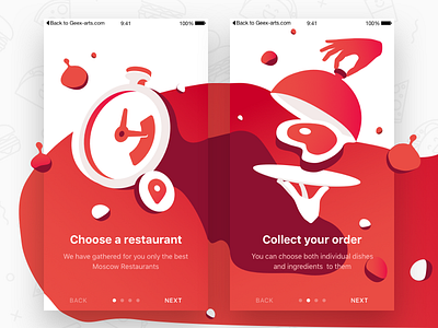 Foodberry illustrations android app crm foodberry geexarts ios map restaurant takeaway track