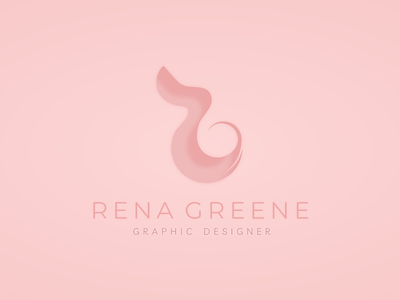 Rena Greene - Graphic Designer Logo affinity branding design icon illustration lettering logo minimal typography vector
