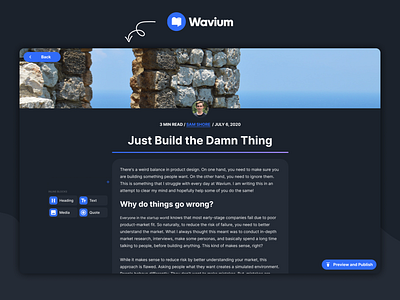 🚀Wavium has launched!! app branding design logo typography ui ux web web design web designer