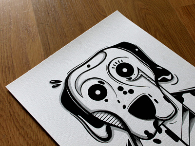 "Zappa" character character illustration characterdesign cubism dog art drawing geometric illustration