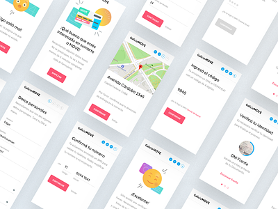 Galicia Move — Sign up form design flow form illustration input register signup steps ui ux web
