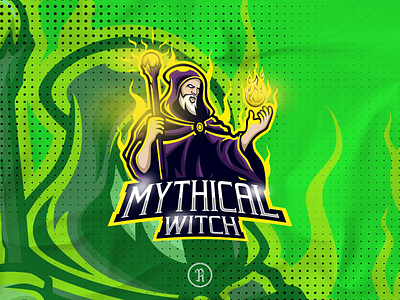 Mythical witch mascot gaming logo branding dribbble esport game illustration logo mascot mascotlogo mythical sport team vector witch wizard