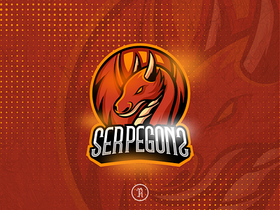 Serpegons Dragon esport gaming logo art artist branding character design dragon dribbble esport esports fortnite game gaming illustration logo mascot red sport team twitch vector