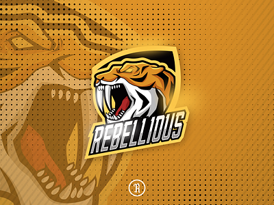 Rebellious Tiger Esport Gaming Logo