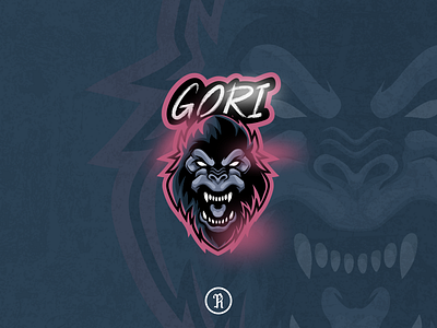 gori gorila monkey mascot logo ape art branding cartoon character csgo design dota2 esport game gaming gorilla illustration logo mascot monkey sport team twitch vector