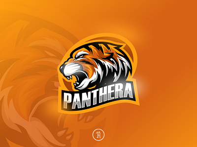 Panthera tiger sport logo illustration