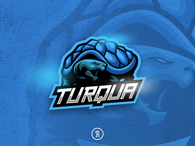 Turqua turtle mascot sport logo aqua art branding csgo design dota2 esport fortnite game gaming illustration logo lol mascot sport team turtle typography vector water