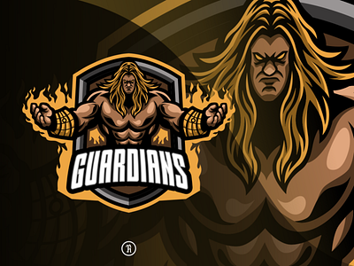 Guardians art brand branding cartoon character csgo dota2 esport fighter game gaming guradian illustration logo mascot sport strong team twitch vector