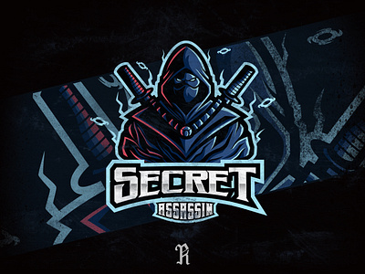 Secret Assassin art assassin branding csgo design design art dribbble esport esports fortnite game gaming illustration logo mascot ninja sport team typography vector