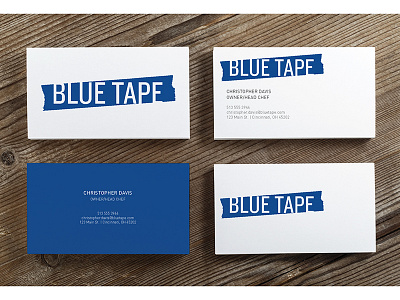 Blue Tape Creative Cuisine logo bluetape businesscards chefs logodesign