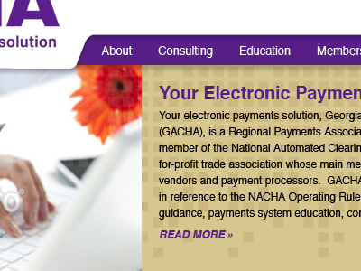 GACHA website redesign design refresh tcs software web website