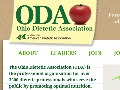 ODA website redesign