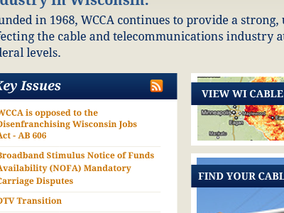 WCCA website redesign