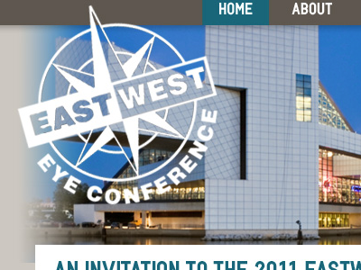 East/West Eye Conference website redesign design refresh tcs software web website