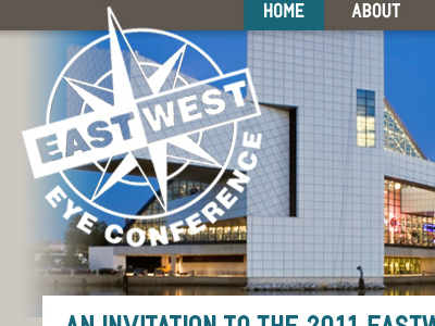 East/West Eye Conference website redesign