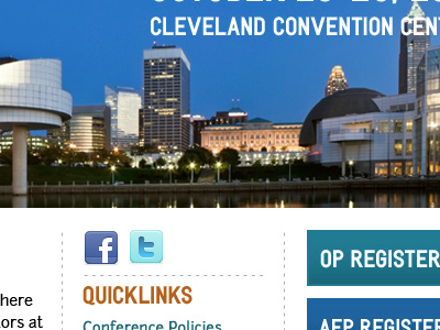 East/West Eye Conference website redesign