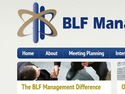 BLF Management website redesign design refresh tcs software web website