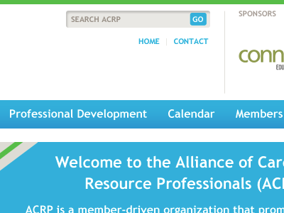 ACRP website redesign design refresh tcs software web website