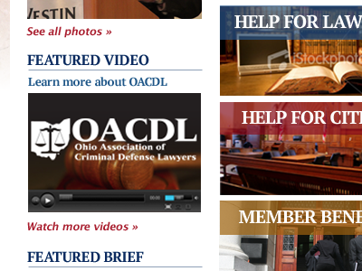 OACDL website redesign design refresh tcs software web website