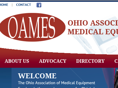 OAMES website redesign design refresh tcs software web website