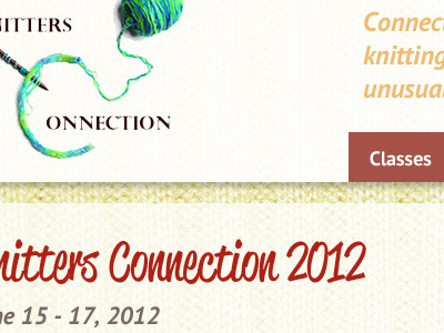 Knitters Connection website redesign
