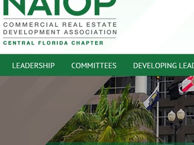 NAIOP Central Florida website redesign redesign web design