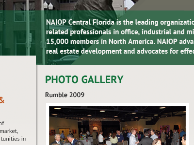 NAIOP Central Florida website redesign