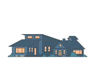 House adobeillustrator asset booking app flat design graphicdesign illustration ui