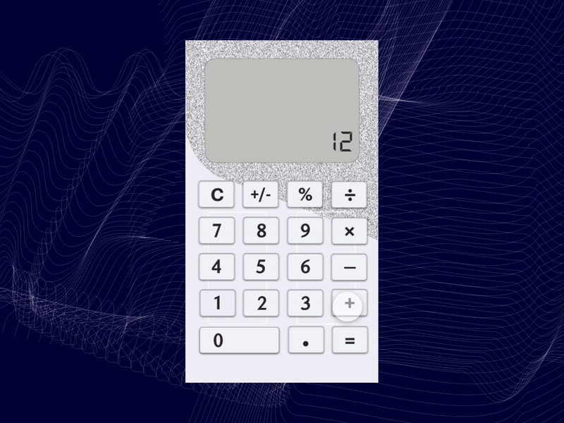 Daily UI 004-Calculator calculator daily100 dailyui dailyui003 dailyuichallange design interface design ui uichallange user inteface