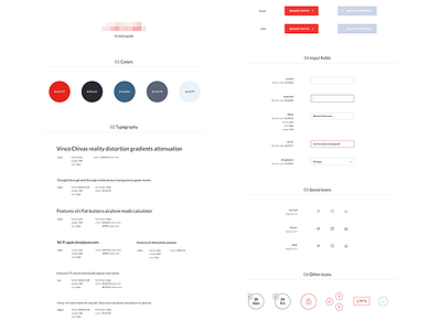 UI style guide