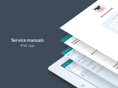 Service manuals - iPad app