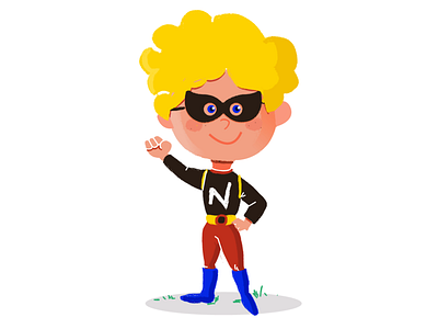 Superhero Kid character character art character design child happy illustration kid superhero