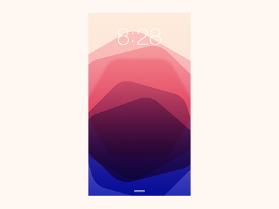 Glass Parallax Wallpaper for iPhone 6