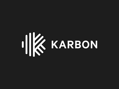 Karbon rebrand accounting brand karbon logo monogram rebrand