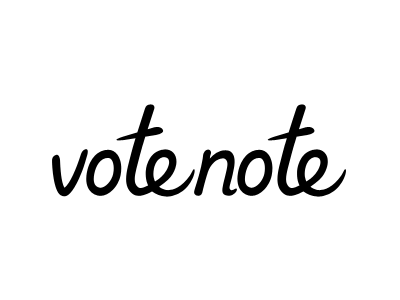 Votenote logo massey new zealand politics vote votenote voting