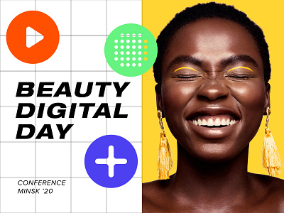 Beauty Day beauty conference design digital graphic