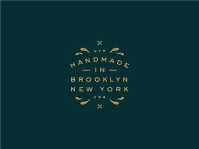 Handmade branding design logo mark typography