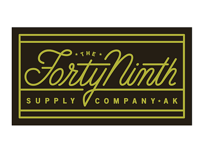 Forty Ninth design identity logo