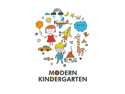 Postcard for Modern Kindergarten