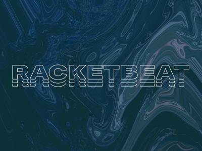 Racketbeat Logo logo logo design logotype type typographic typography