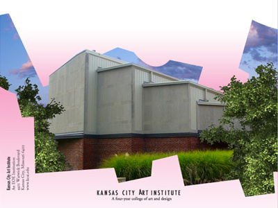 KCAI Summer 2012 e-Newsletter available collage college designer e newsletter for hire freelance kansas city art institute web design