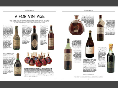 Lush Luxury Magazine Winter 2012 – Vintage liquor
