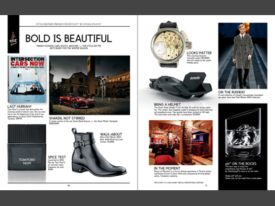 Lush Luxury Magazine Winter 2012 – Stolichnaya spread canada editorial fashion layout magazine stolichnaya