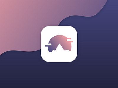 Reality Flow Concept - App icon app icon gradient color logo minimal vector