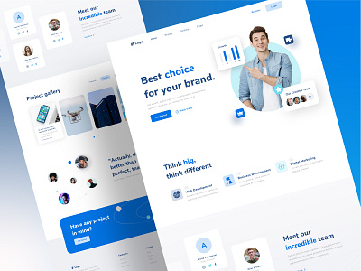 Startup & Digital Agency Landing Page