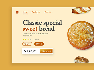 Bread Shop Landing Page