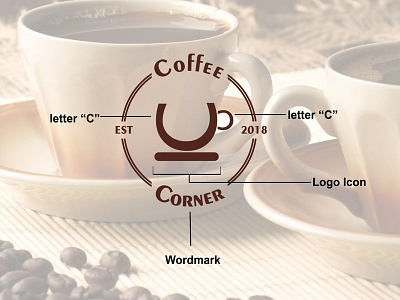 Daily Logo Challenge Day 6 - Coffee Corner design icon illustration logo ui design ui designer