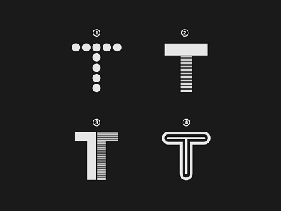 Letter T icons