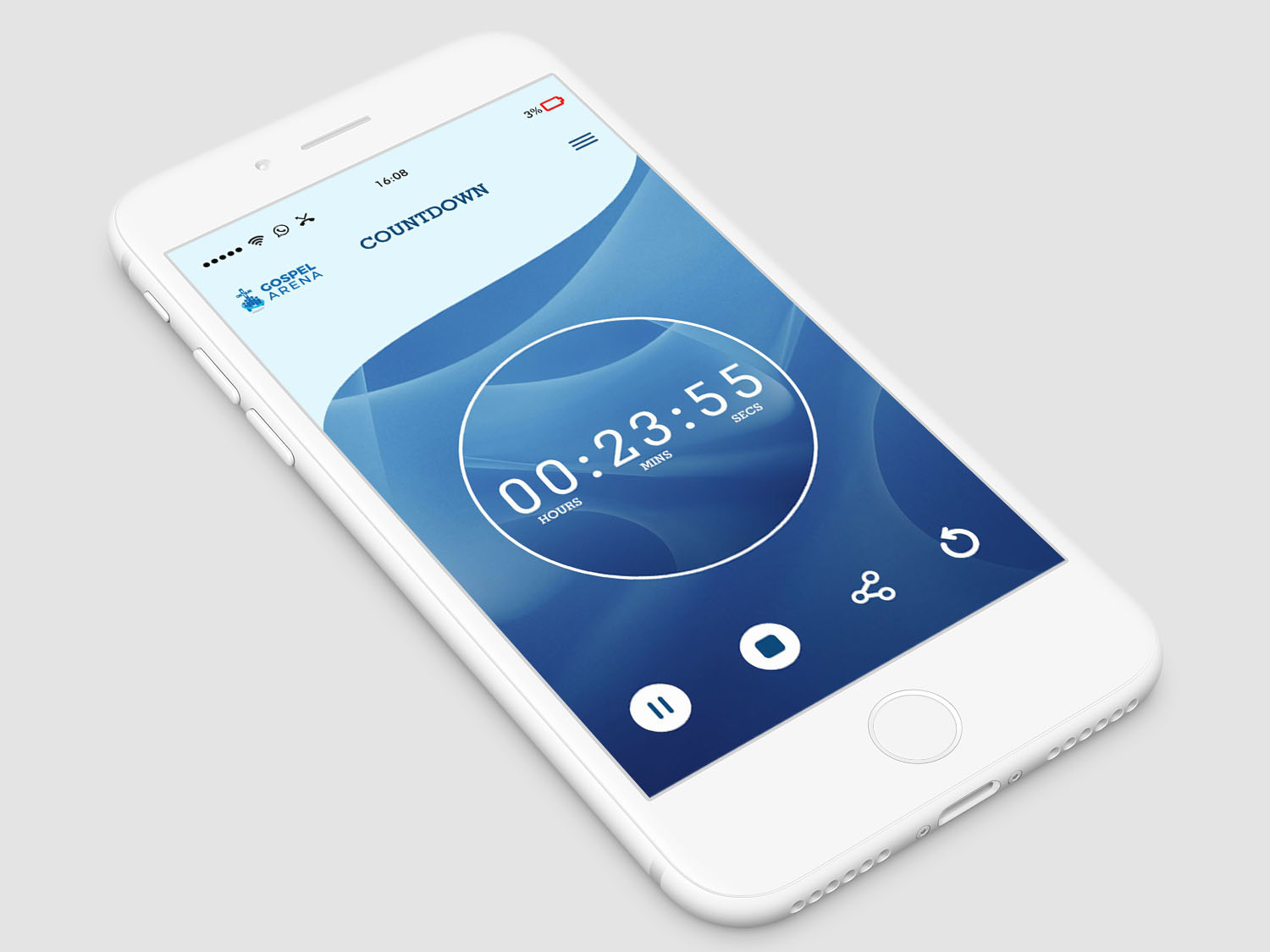 Timer UI Design dailyui Mockup by Olushola Tobi on Dribbble
