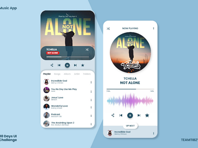 Online Music App adobexd music app ui ux